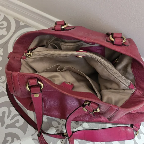 Coach Pink/Raspberry Shoulder Bag - Picture 6 of 7